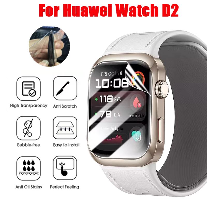 Garmin Smartwatch Accessories - TPU Hydrogelfilm voor Huawei Watch D2
