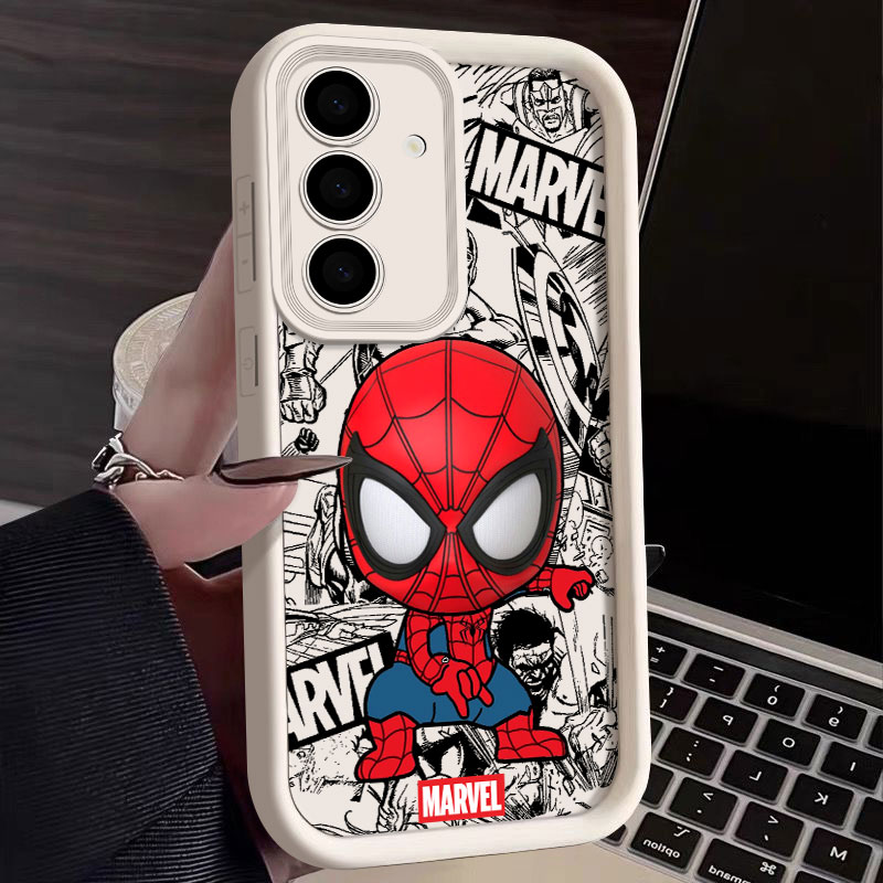 Samsung Galaxy S24 - Marvel Spiderman Schattige Hoesjes voor Samsung
