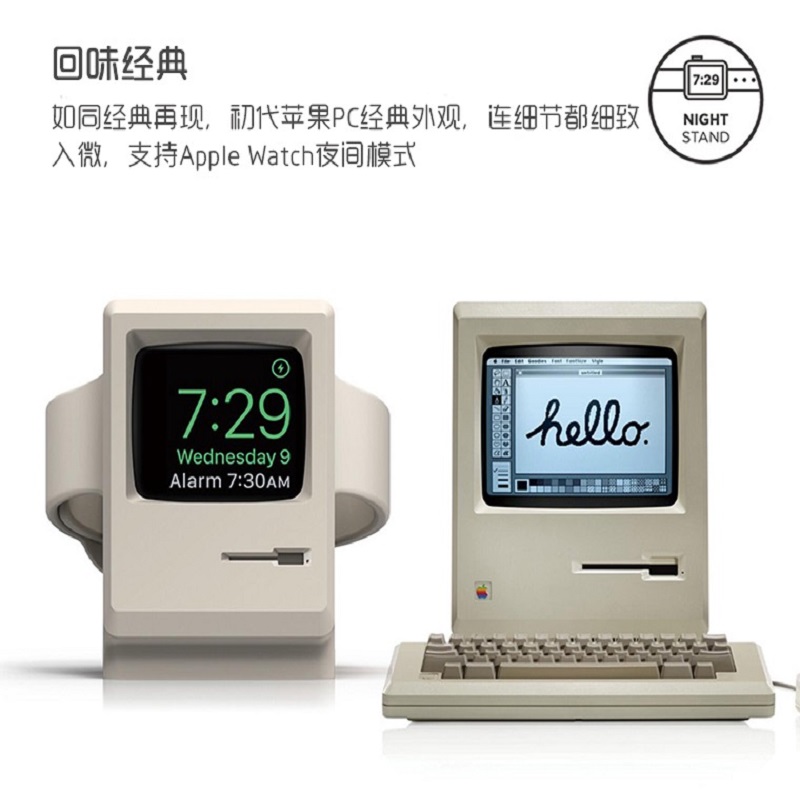 Watch Charging Dock - Siliconen Oplader Stand Voor Apple Horloge