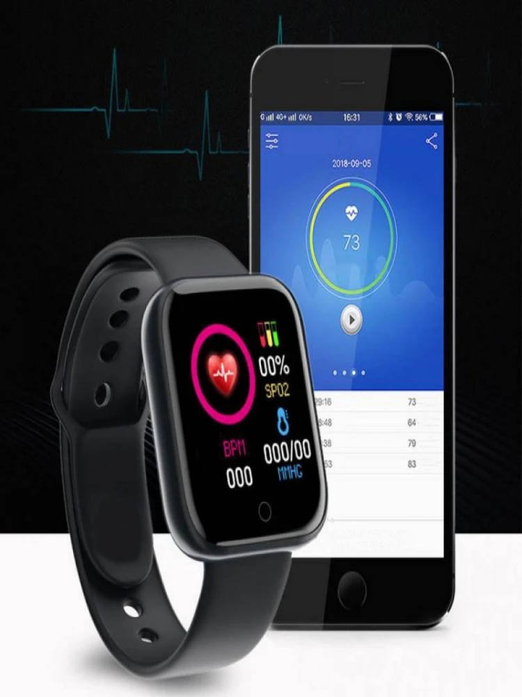 Smartwatch Touch - Smartwatch voor dames en heren, polshorloge