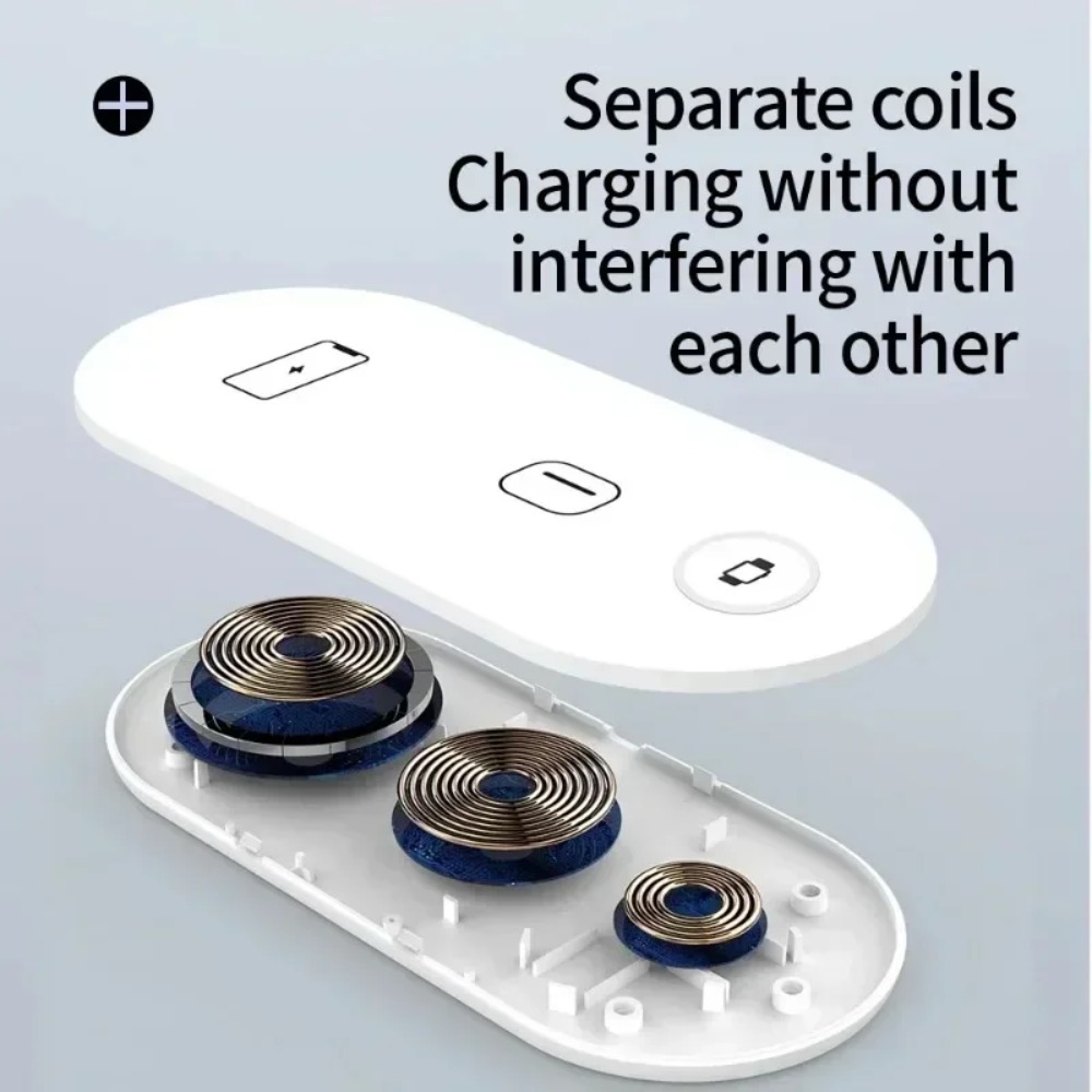Watch Charger Cable - 3-in-1 draadloos oplaadstation, snellaadstation voor iPhone,