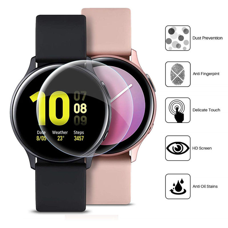Watch Case Bumper - 2 Stuks Volledige Beschermende Film Voor