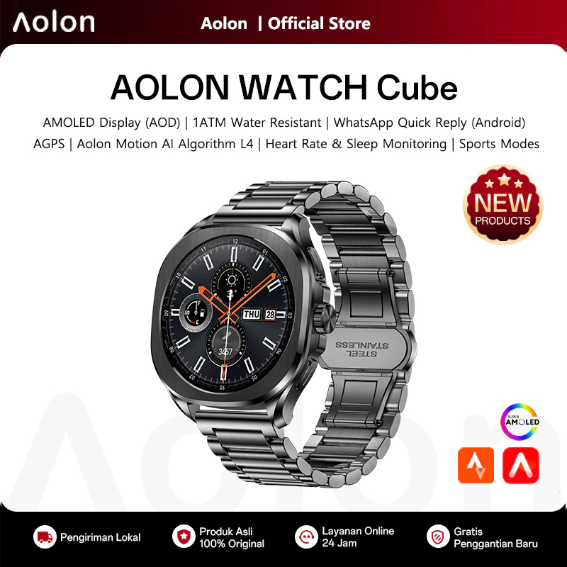 Aolon Cube Smart Watch 1,43