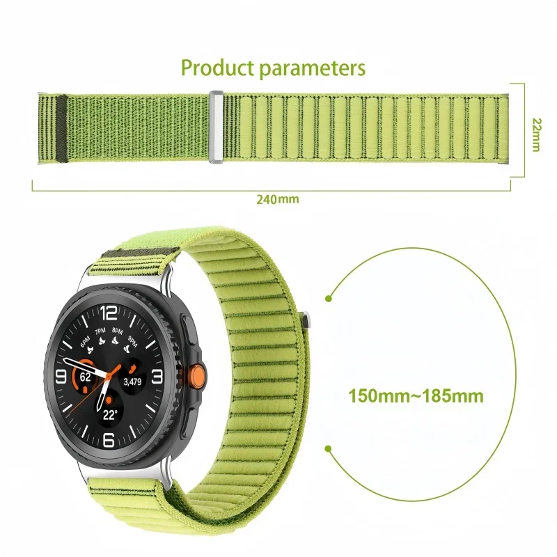 Ademende nylon band voor Samsu - Samsung Smartwatch Ultra Accessories recensie en prijs