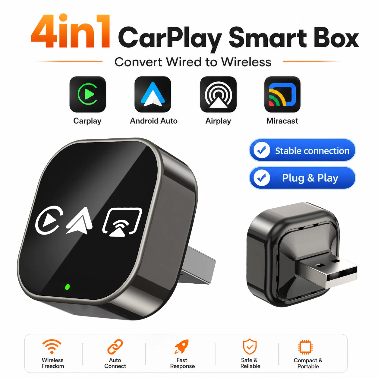 CarRocket Wireless Carplay Sma - Smartwatch Universal recensie en prijs