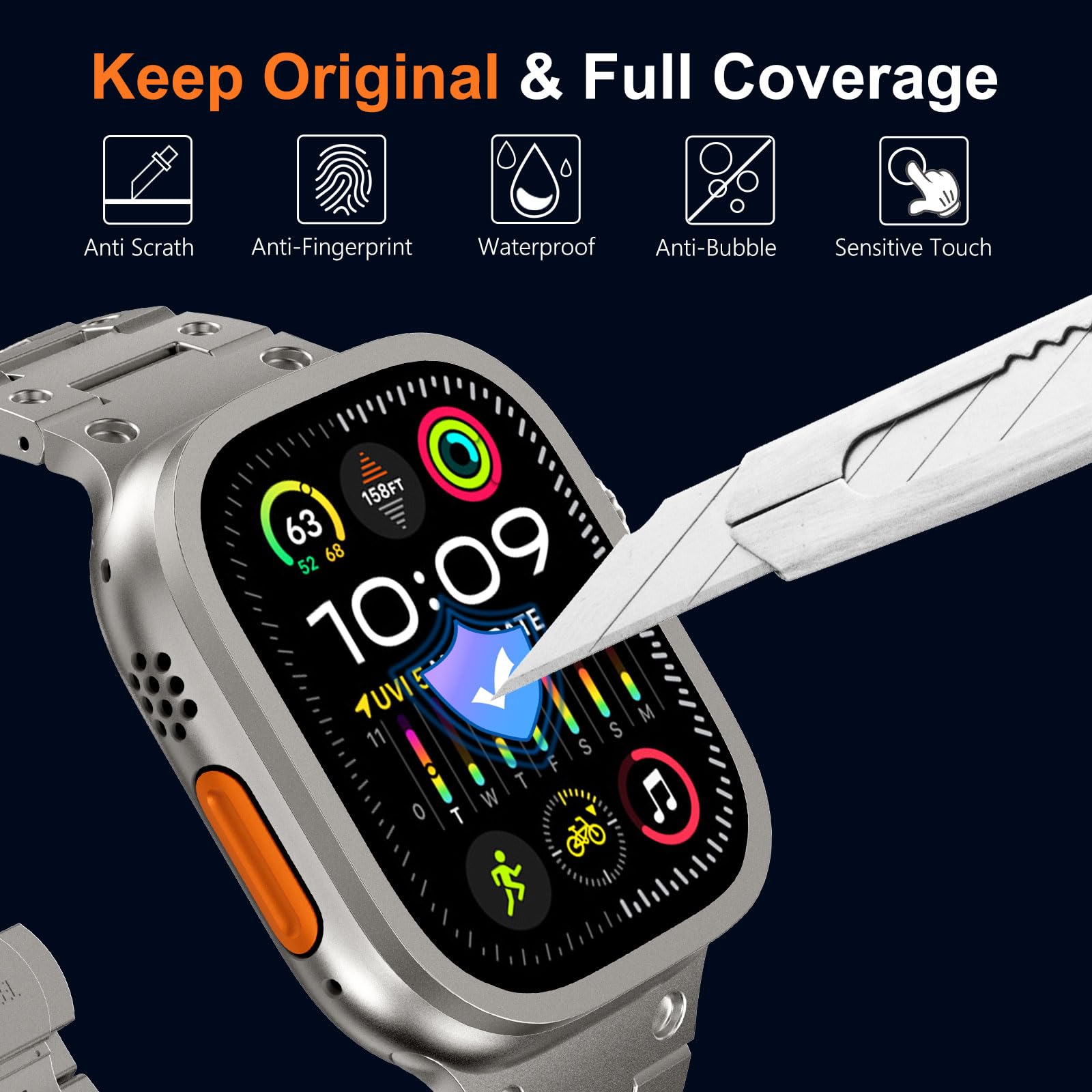 Gehard glas voor Apple Watch U - Smartwatch Watch Accessories For Women recensie en prijs