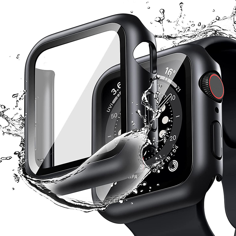 Gehard glas + cover voor Apple - Garmin Smartwatch Accessories recensie en prijs