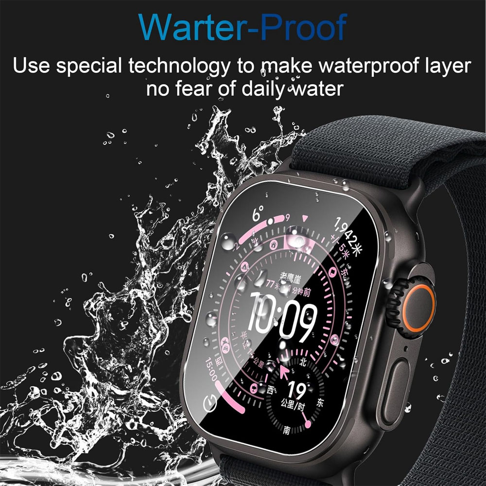 Gehard glas voor Apple Watch U - Watch Case Bumper recensie en prijs