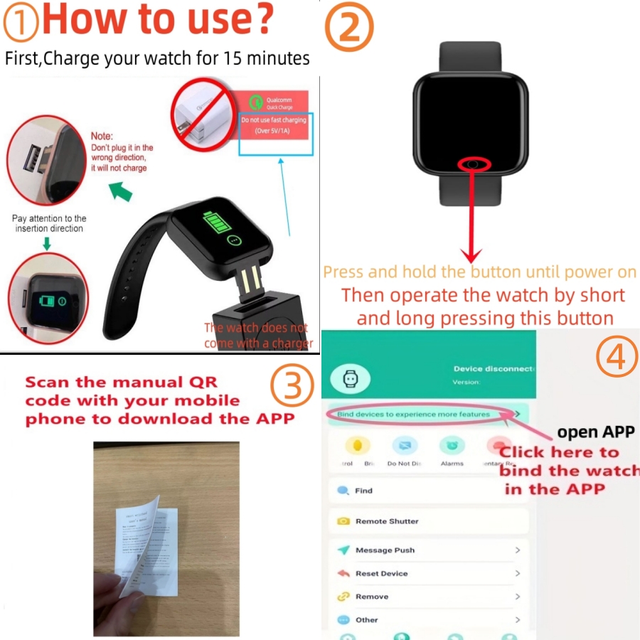 Smart Watch Bericht Herinner M - Smartwatch Touch recensie en prijs