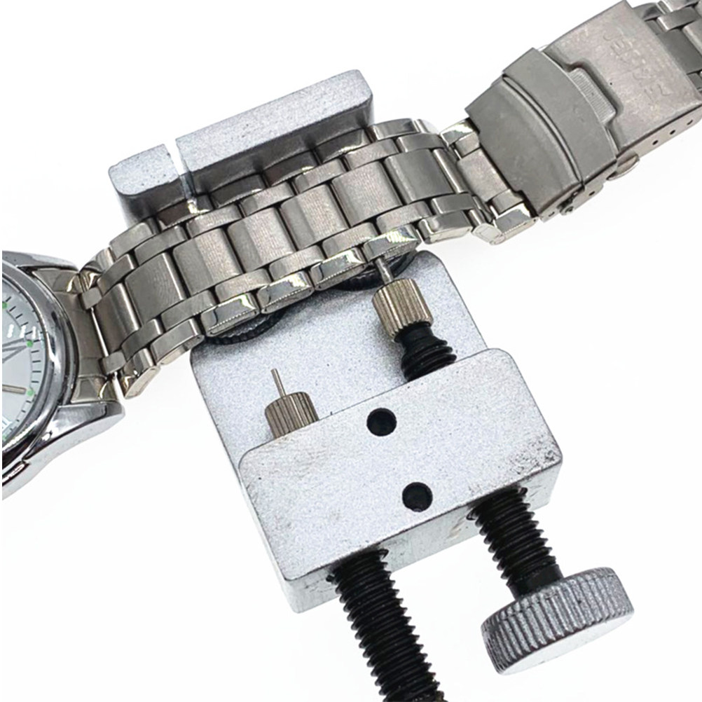 Dubbelkopige zilveren horlogeb - Tool Kit Strap Change recensie en prijs