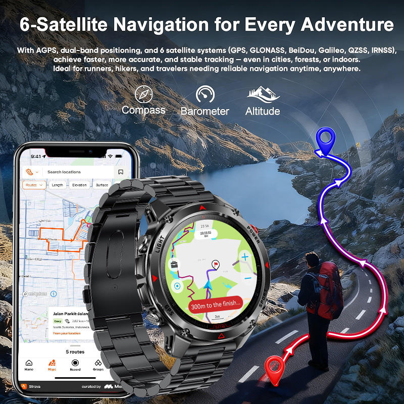 T-Rex 3 Pro Militaire kwalitei - Android Smartwatch Accessories recensie en prijs