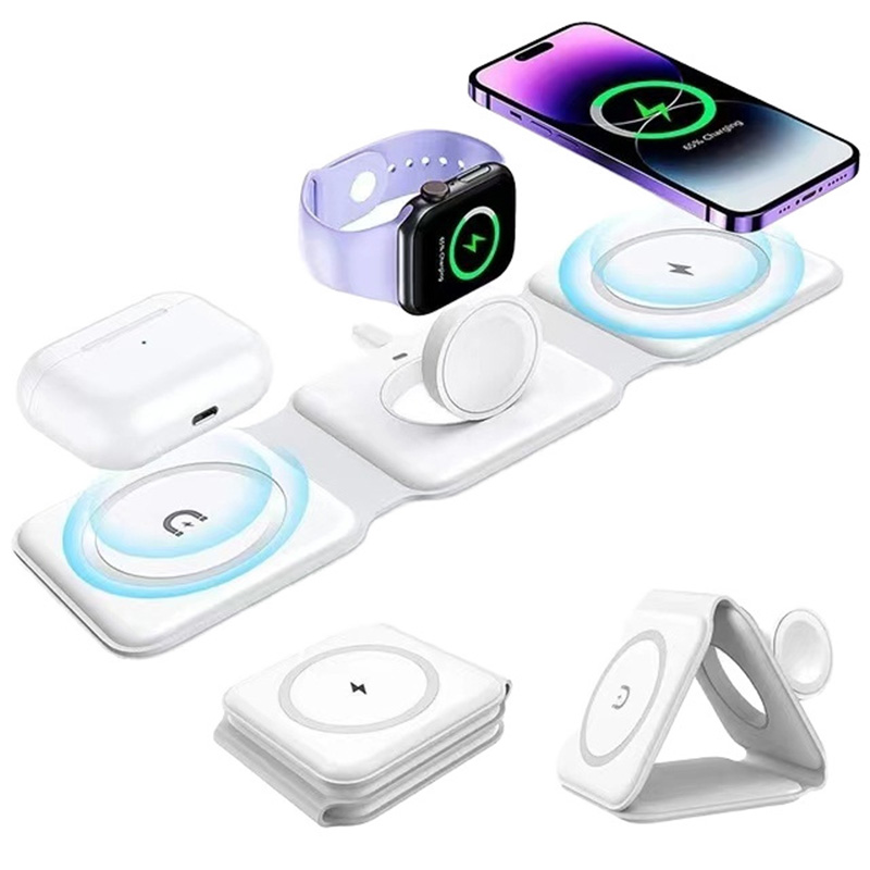 3-in-1 magnetische opvouwbare  - Watch Charger Cable recensie en prijs