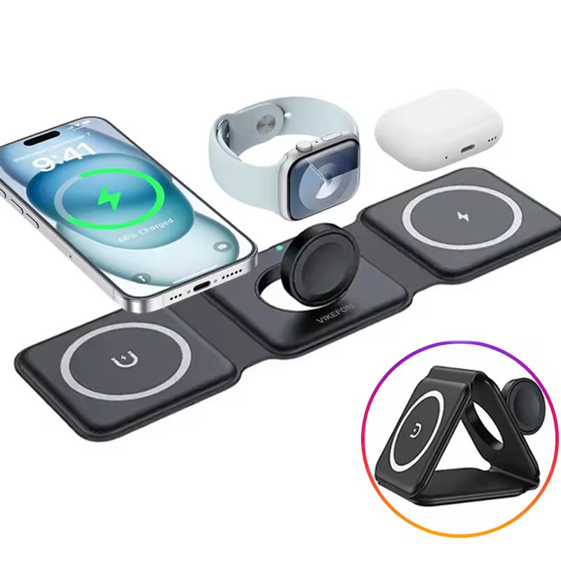 3-in-1 magnetische opvouwbare  - Watch Charger Cable recensie en prijs