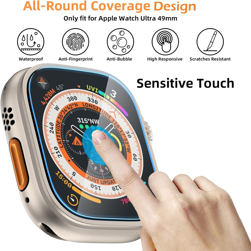 Gehard Glas Voor Apple Watch U - Watch Case Bumper recensie en prijs