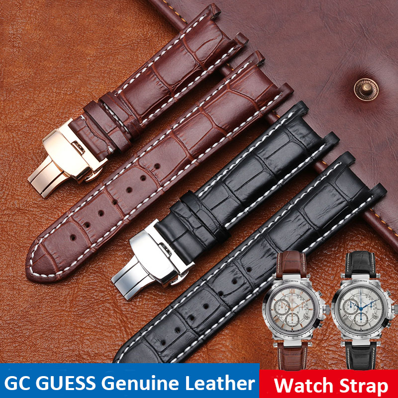 Notched Lederen Horlogeband 20 - Smartwatch Guess recensie en prijs