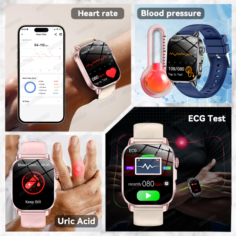 GUHUAVMI 2026 Nieuwe nauwkeuri - Android Smartwatch Accessories recensie en prijs