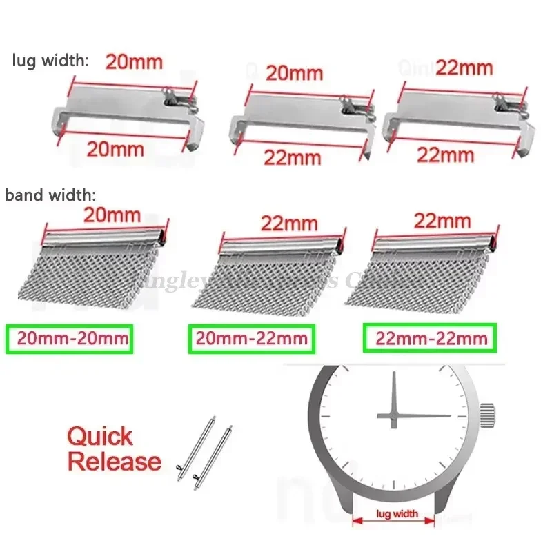 2 stuks Horlogeband Adapters 2 - Watch Band Connector recensie en prijs